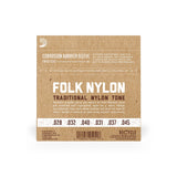 D'Addario EJ33 80/20 Bronze/Clear Nylon Classical Guitar Strings