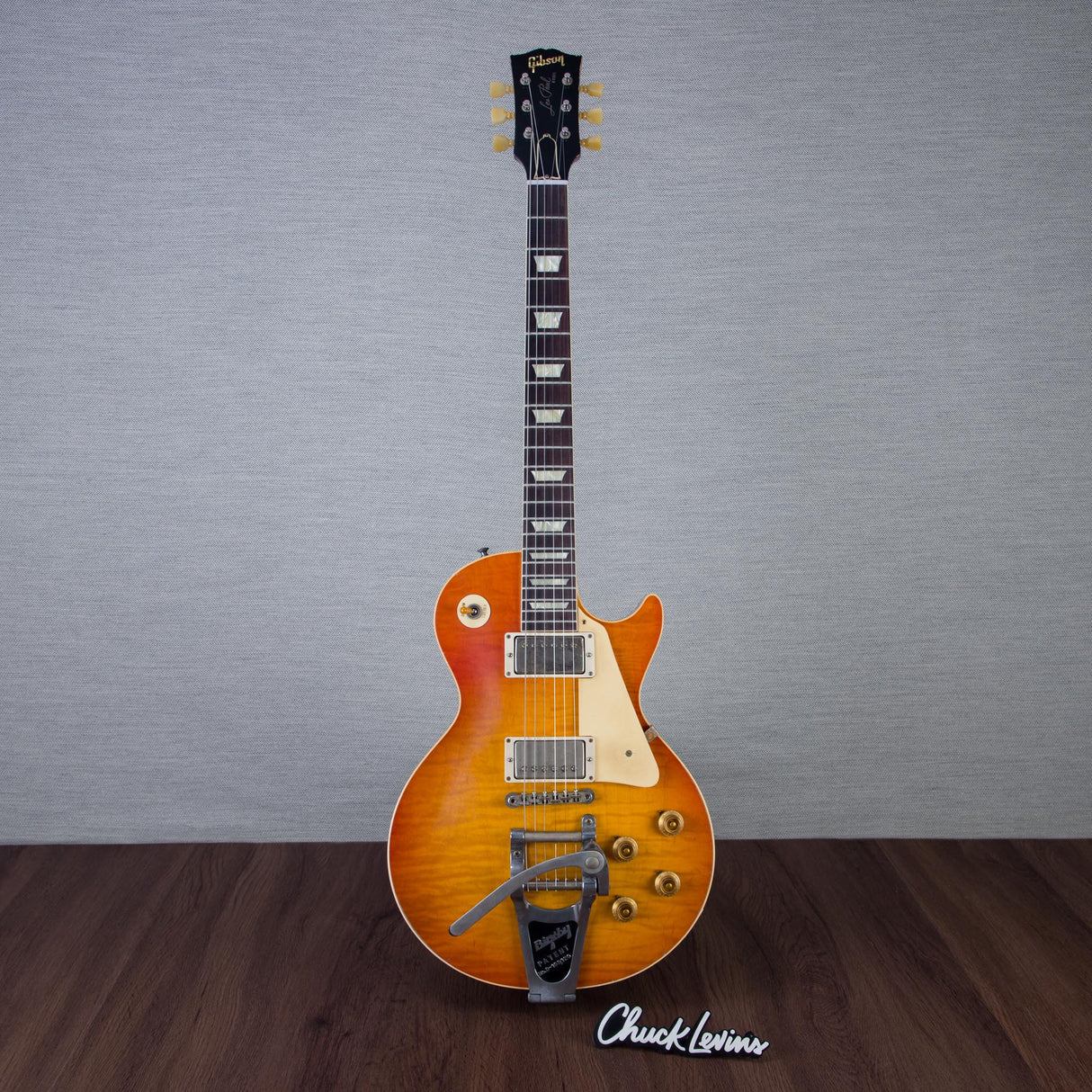 Gibson Custom Shop Murphy Lab 1960 Les Paul Standard V2 Bigsby BOTB Page 138 Light Aged Electric Guitar - #05196