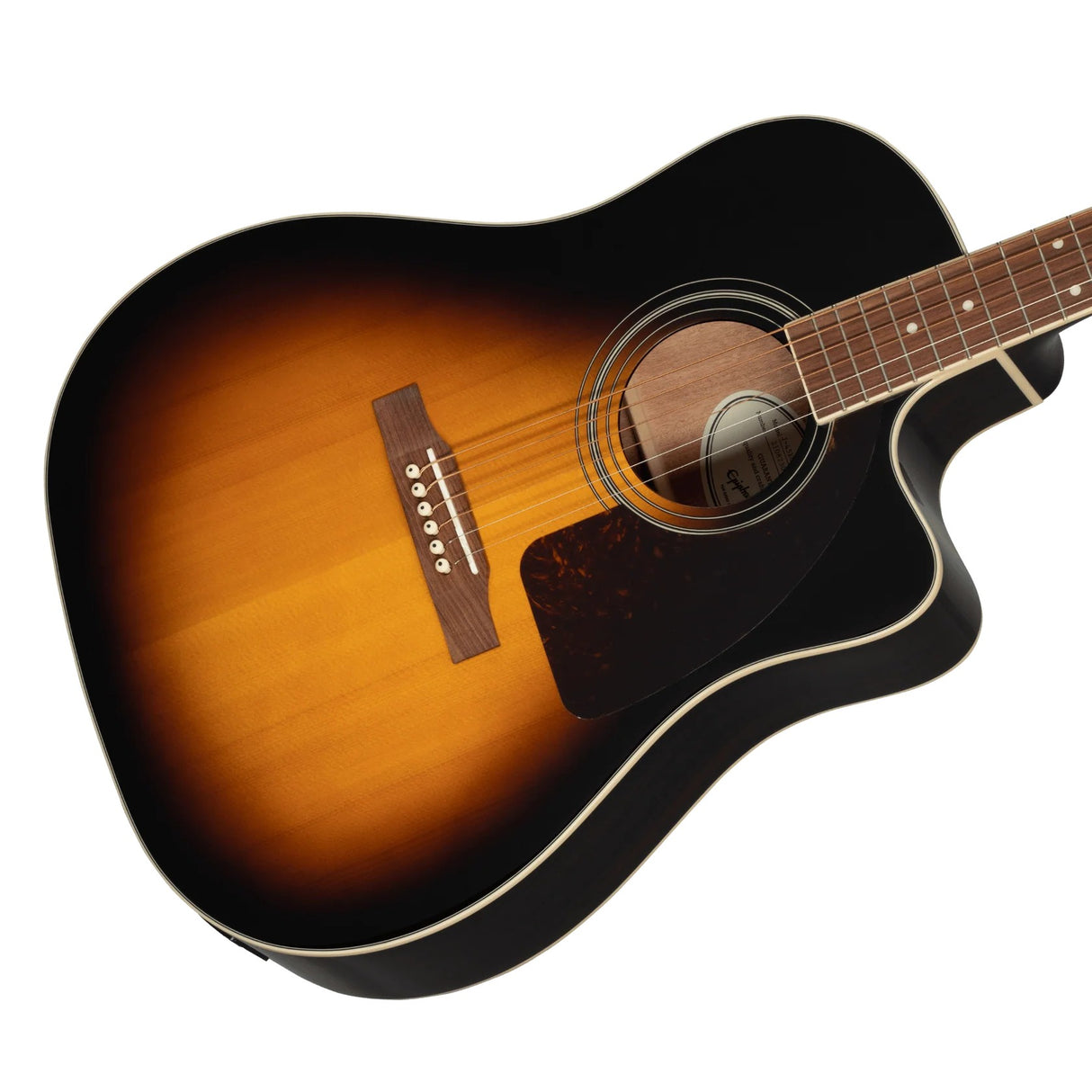 Epiphone J-45 Studio EC Acousitc Electric Guitar - Vintage Sunburst