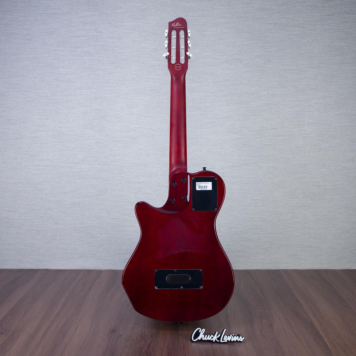 Godin MultiAc Grand Concert SA Nylon String Acoustic-Electric Guitar - Trans Black - CHUCKSCLUSIVE - #25313173