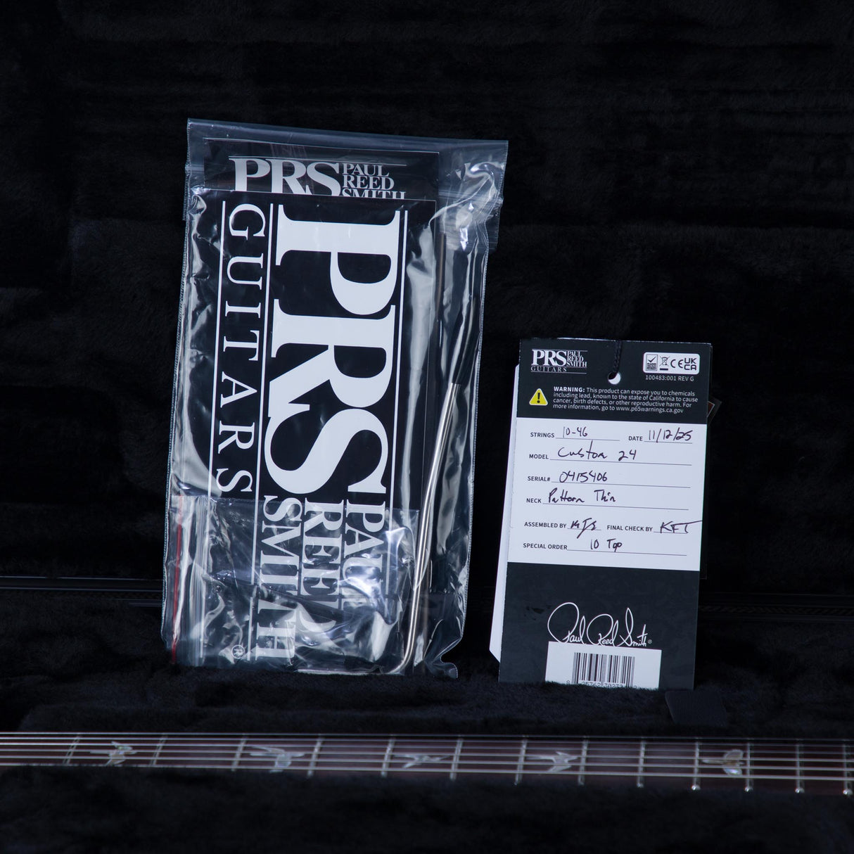 PRS Custom 24 Custom Color Electric Guitar - Carroll Blue Burst - #250415406