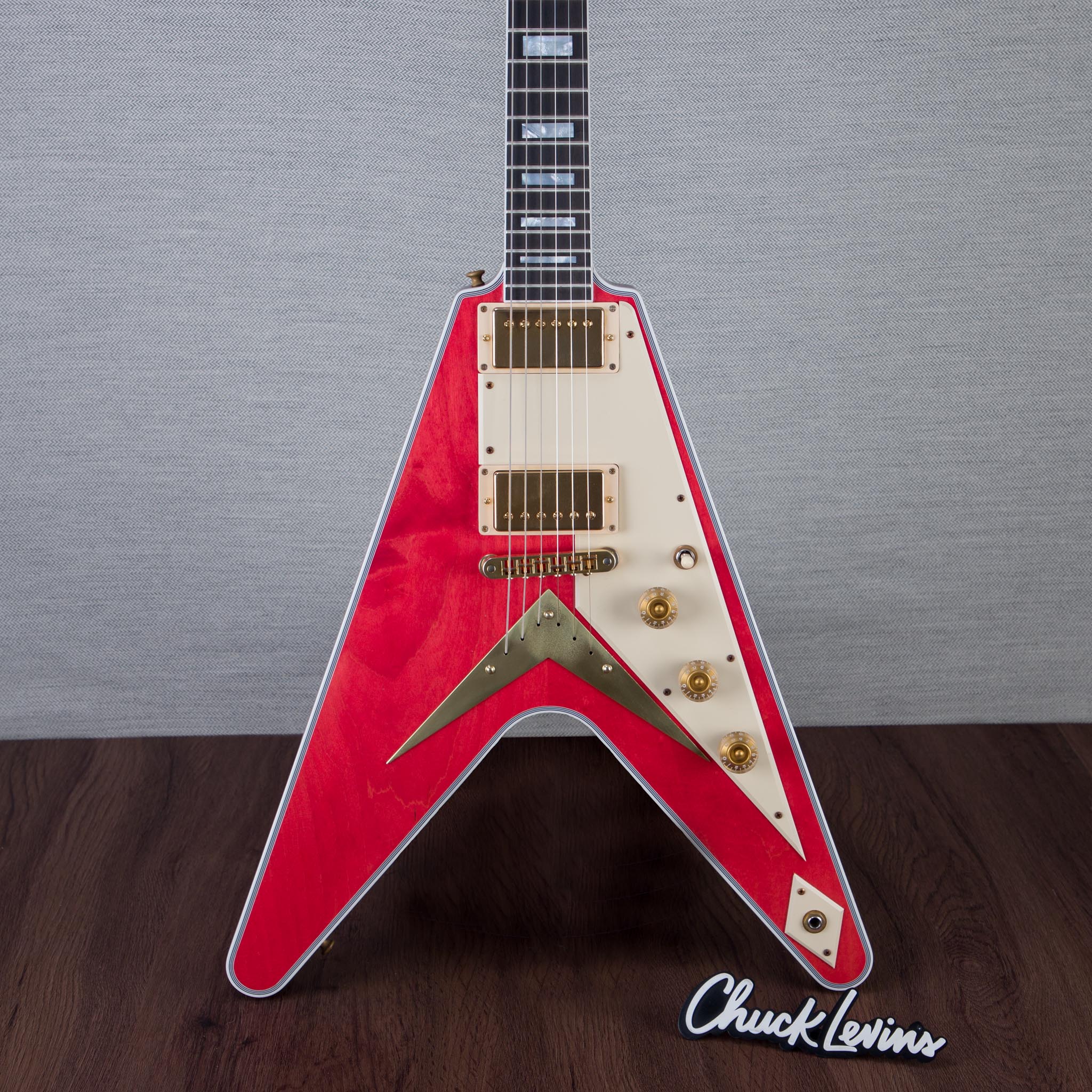 Gibson Custom Shop Murphy Lab Flying V, Gold Hardware - Watermelon