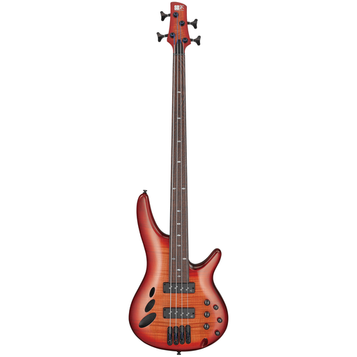 Ibanez SRD900FBTL Fretless Bass Guitar - Brown Topaz Burst Low Gloss