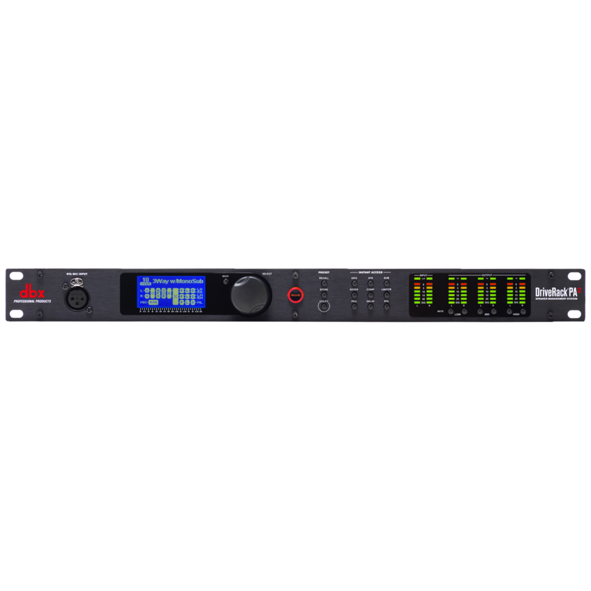 DBX DriveRack PA2 Complete Loudspeaker Management System - Mint, Open Box