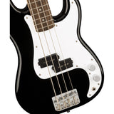 Squier Mini Precision Electric Bass Guitar - Black