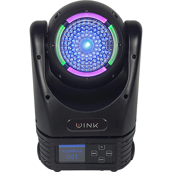 Blizzard Wink 60-Watt RGBW High-Output 4-In-1 LED Moving Head Light - Mint, Open Box