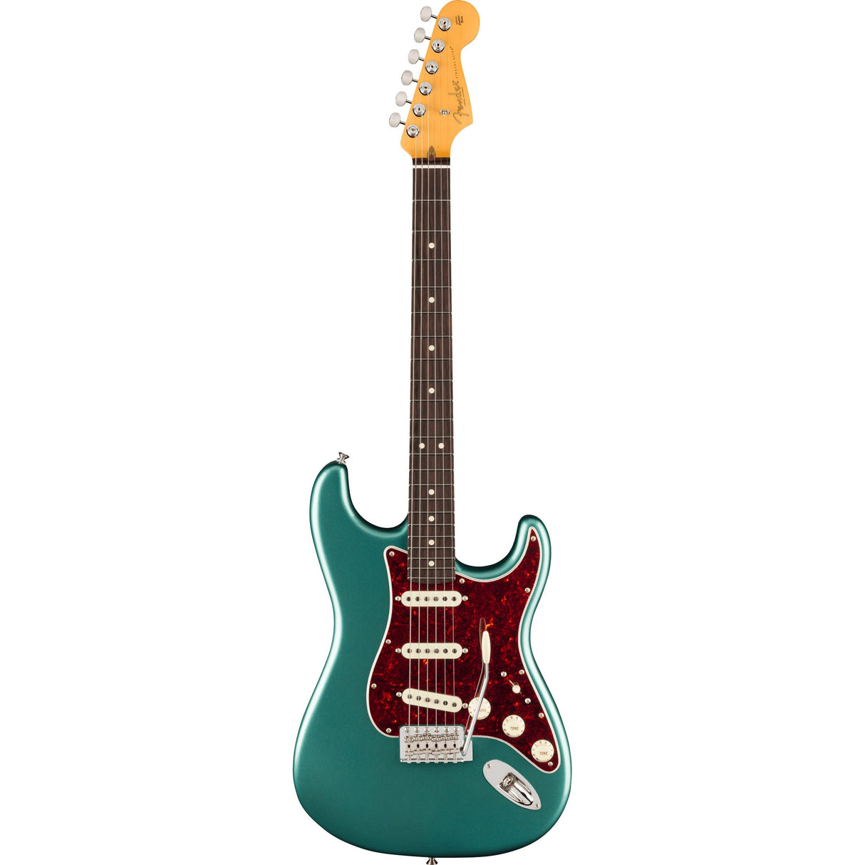 Fender American Professional Classic Stratocaster Electric Guitar, Rosewood Fingerboard - Faded Sherwood Green Metallic