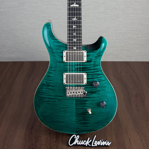 PRS CE24 Flame Maple Electric Guitar, Ebony Fingerboard - Turquoise - CHUCKSCLUSIVE - #230365097