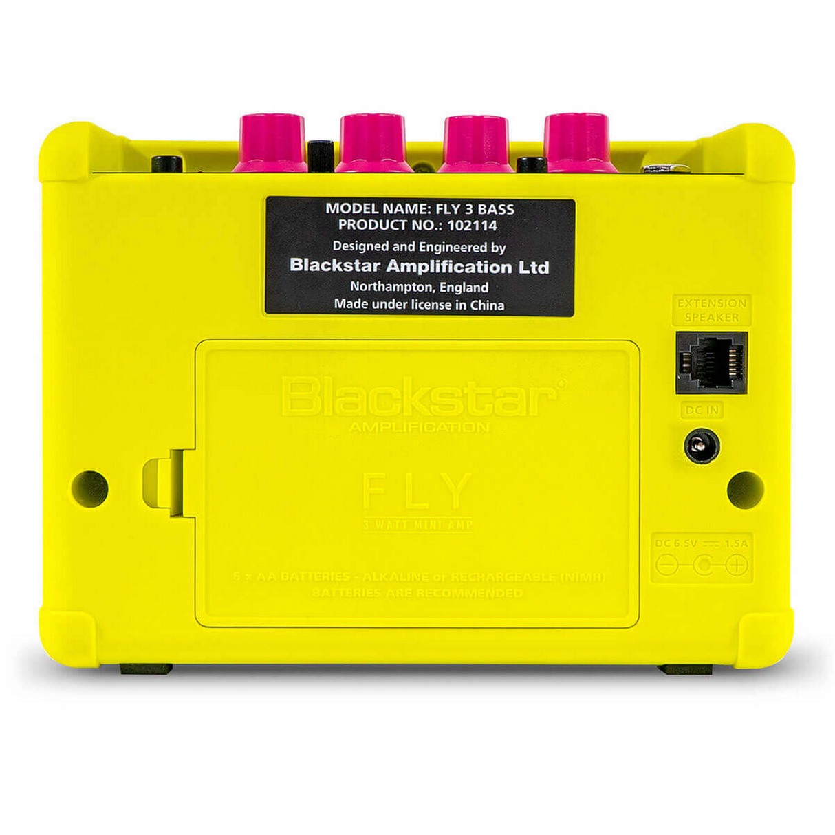 Blackstar Fly 3 Bass Amp - Neon Yellow
