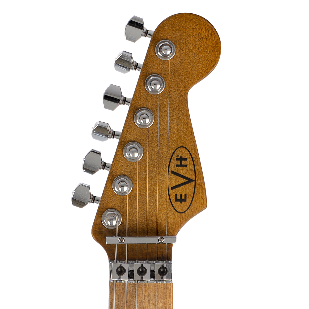 EVH Striped Series Frankie Relic Electric Guitar - Red with Black Stripes - New