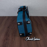 Marcus Bonna Case for Bass Clarinet (Low C) with Music Bag - Turquoise