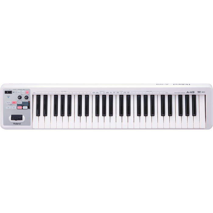 Roland A-49 MIDI Keyboard Controller - White