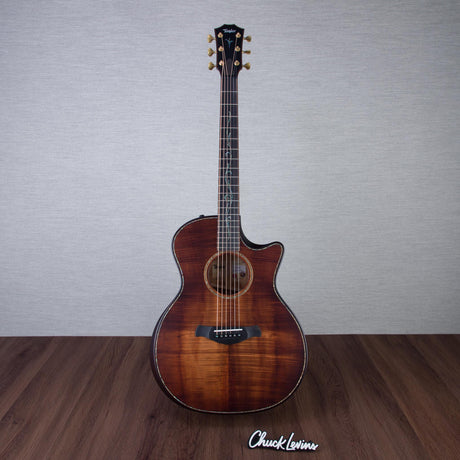 Taylor Builder's Edition K24ce Hawaiian Koa Acoustic Electric Guitar - Kona Burst - #1208304095
