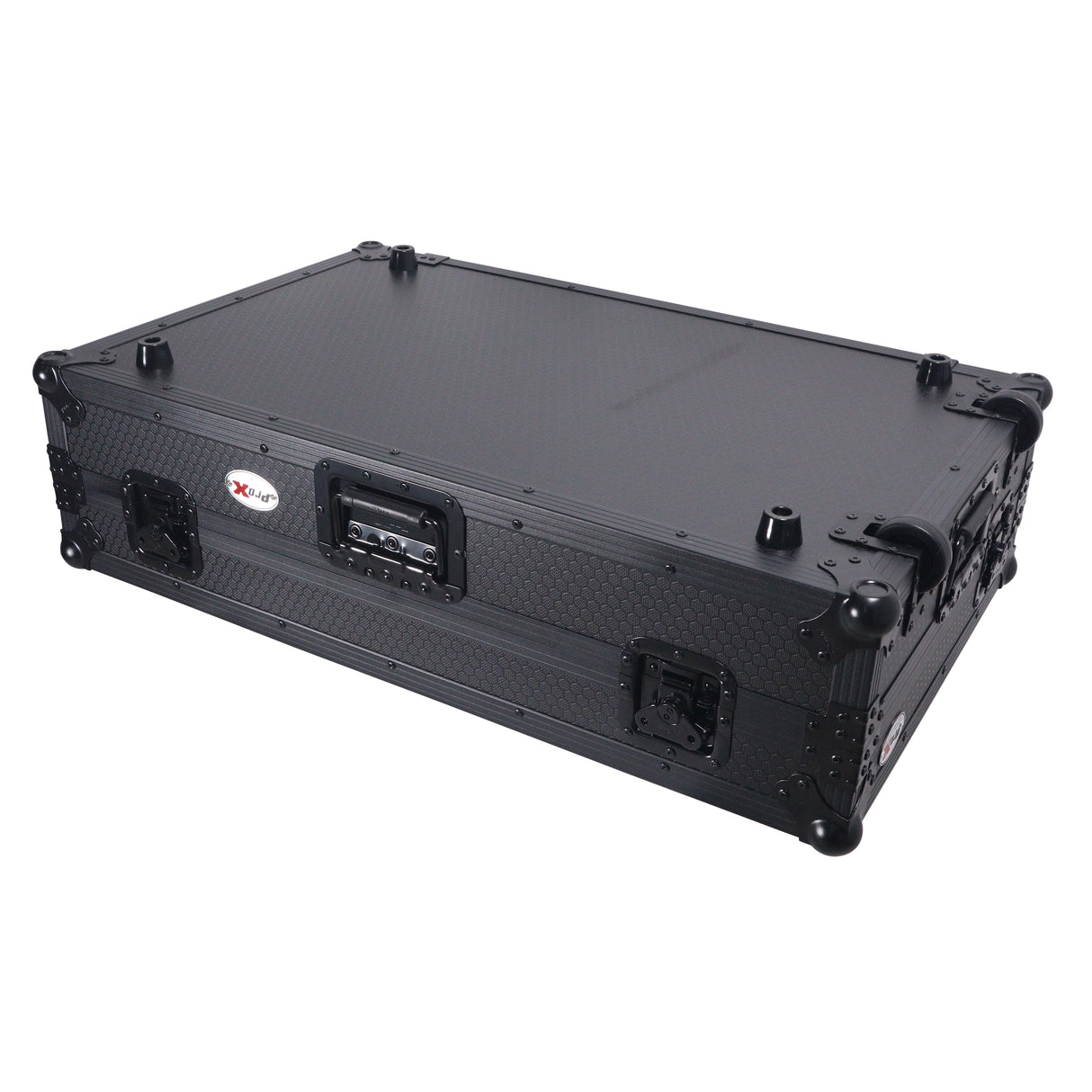 ProX XS-RANESYSONEWLTBLLED Flight Case For RANE SYSTEM ONE Dj Controller Sliding Laptop Shelf & Wheels - Black