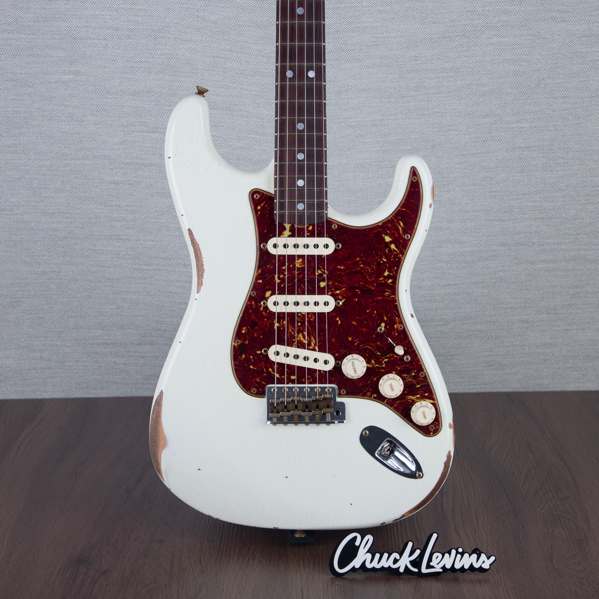 Fender Custom Shop 1969 Stratocaster Electric Guitar - Aged Olympc