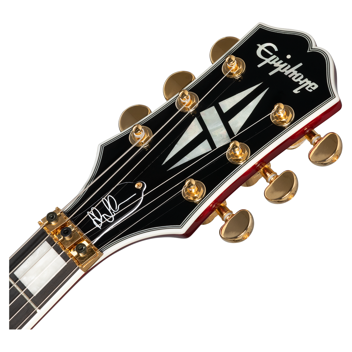 Epiphone Alex Lifeson Les Paul Custom Axcess Electric Guitar - Ruby Red - Mint, Open Box