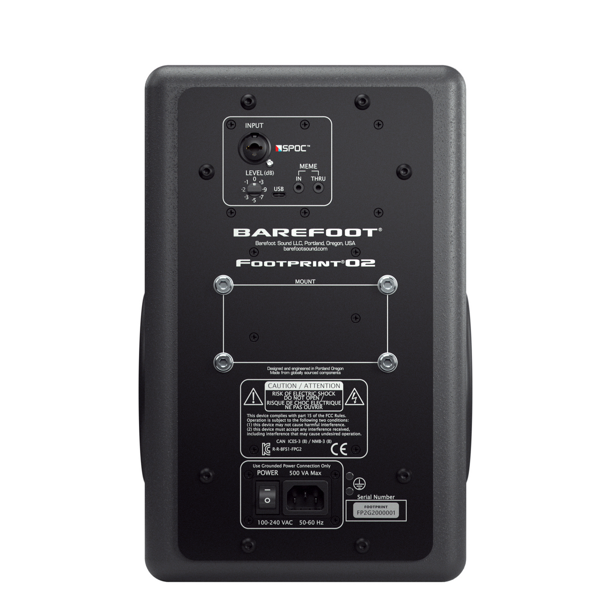 Barefoot Footprint02 Gen2 3-Way 6.5-Inch Active Studio Monitors - Pair