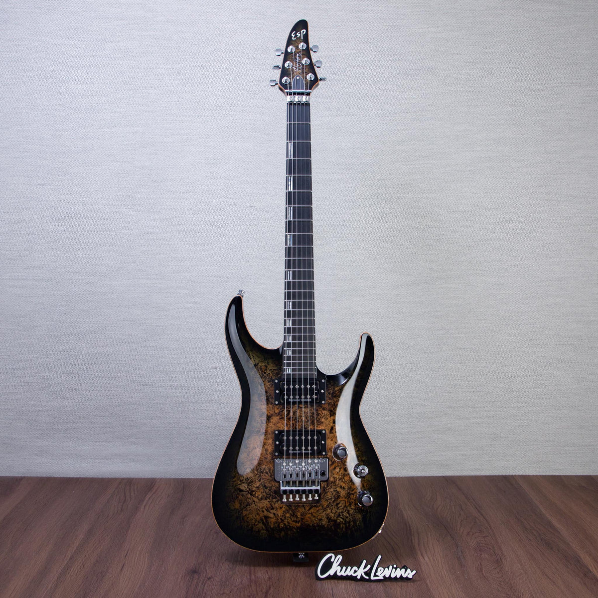 ESP Custom Shop Horizon FR CTM Electric Guitar - See Thru Black Burst - #E2341252