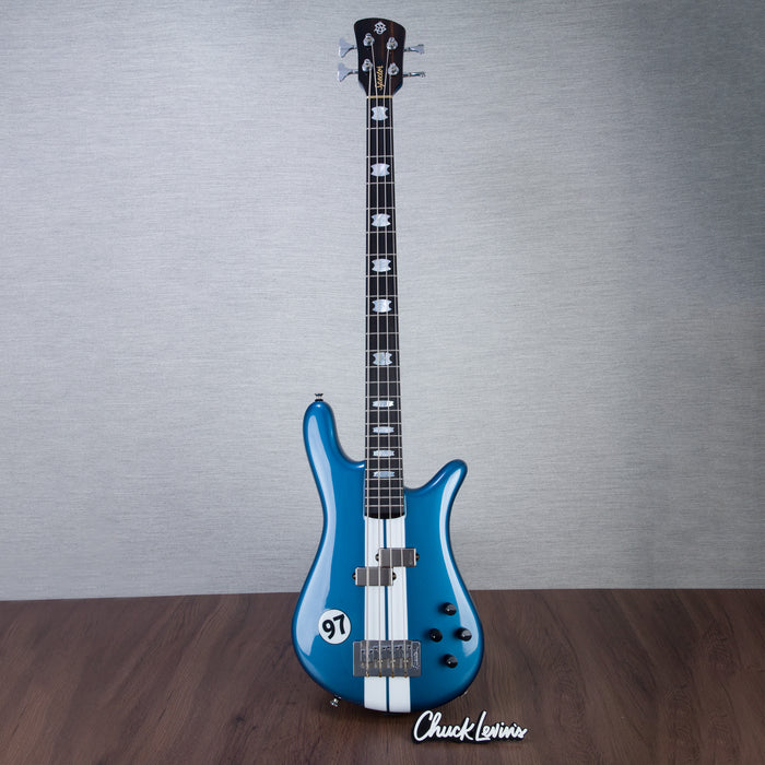 Spector USA Custom NS-2 Legends of Racing Limited Edition Bass Guitar - “Blue Cobra” - CHUCKSCLUSIVE - #1596