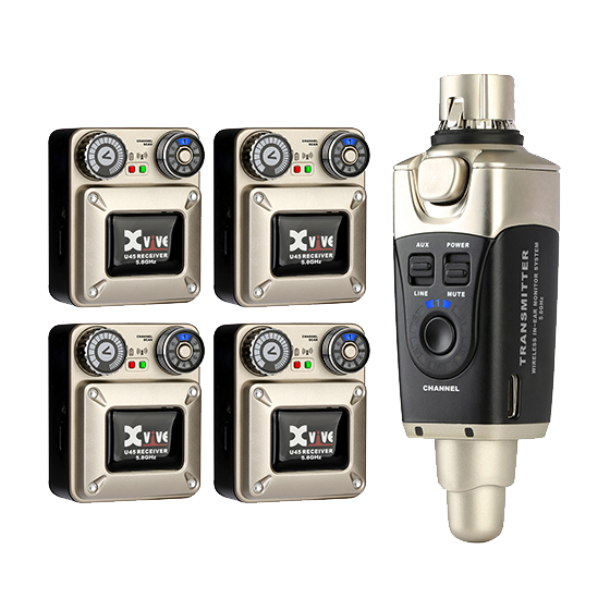 Xvive U45R4 Wireless In-ear Monitoring System - 5.8GHz