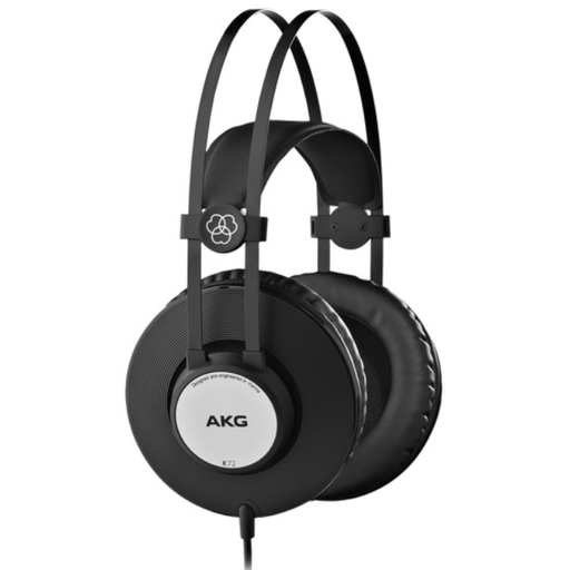 AKG K72 Closed Back Studio Headphones - Black / Silver