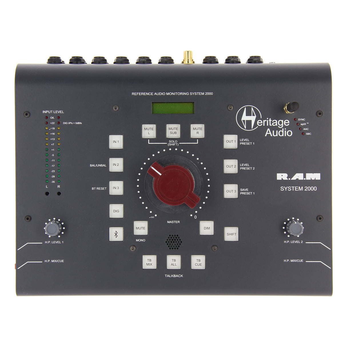 Heritage Audio RAM System 2000 Stereo Desktop Monitoring System w/ Bluetooth - New