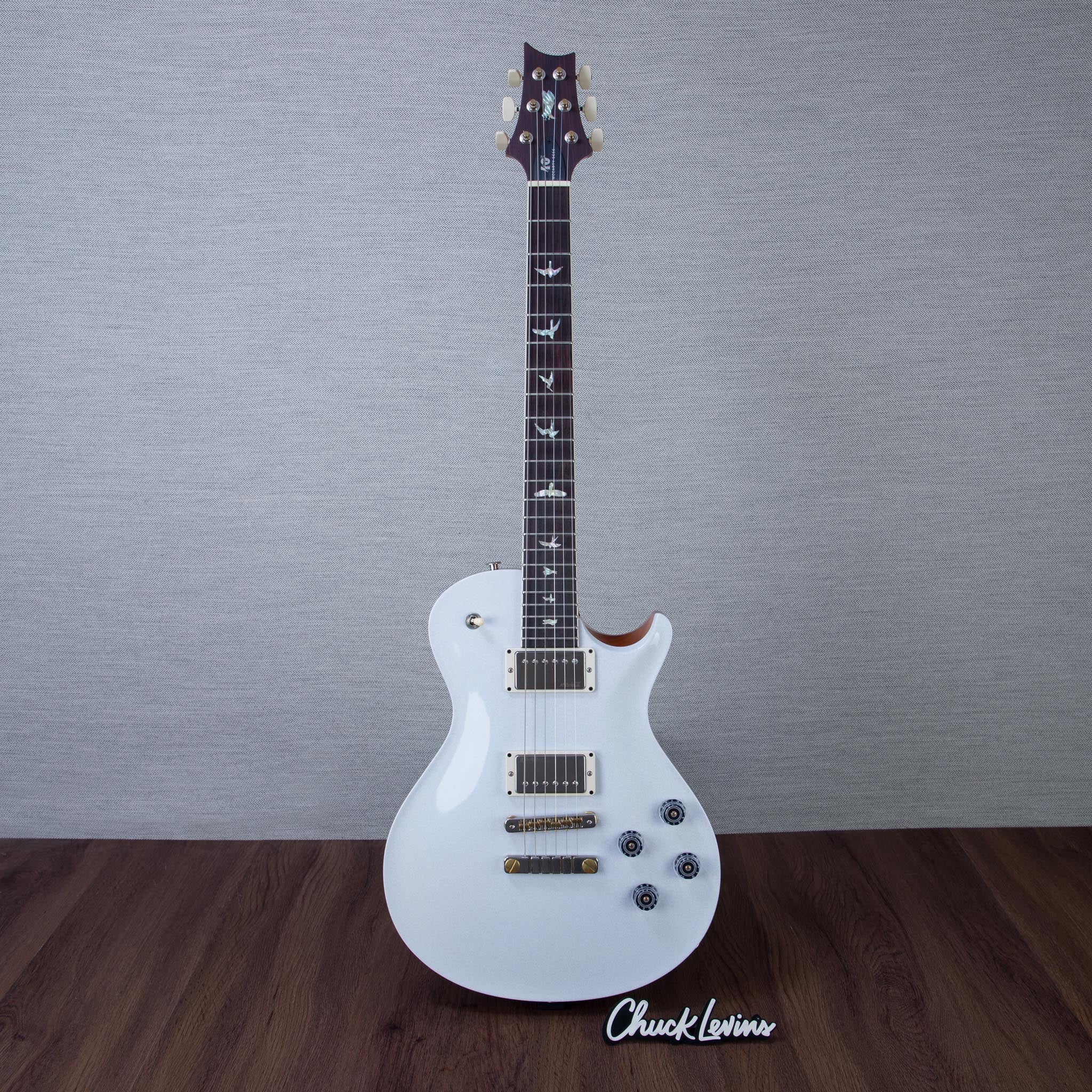 PRS McCarty SC56 Custom Color Electric Guitar - White Hollowflake