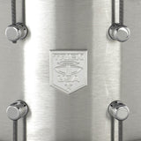 Trick 14" x 8" Aluminum Snare Drum - Raw Polished