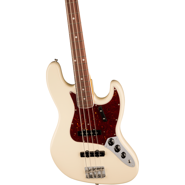 Fender American Vintage II 1966 Jazz Bass Guitar, Rosewood Fingerboard - Olympic White