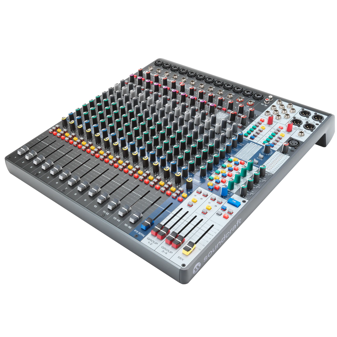 Soundcraft Signature Plus 16 Mixer with Lexicon and 4x4 USB-C Interface