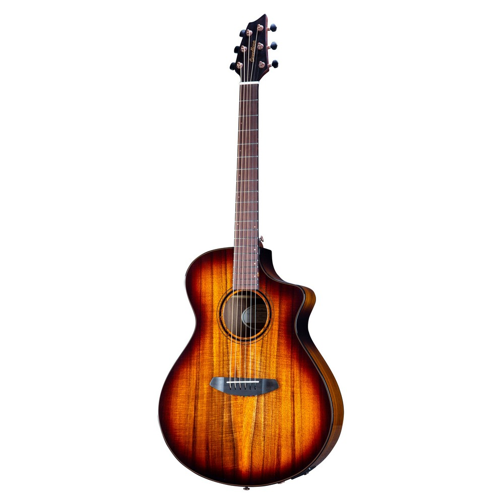 Breedlove ECO Pursuit Exotic S Concert CE Acoustic Guitar - Edgeburst, Koa - New