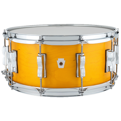 Ludwig NeuSonic 6.5x14-Inch Cherry/Maple Snare Drum - Satin Gold