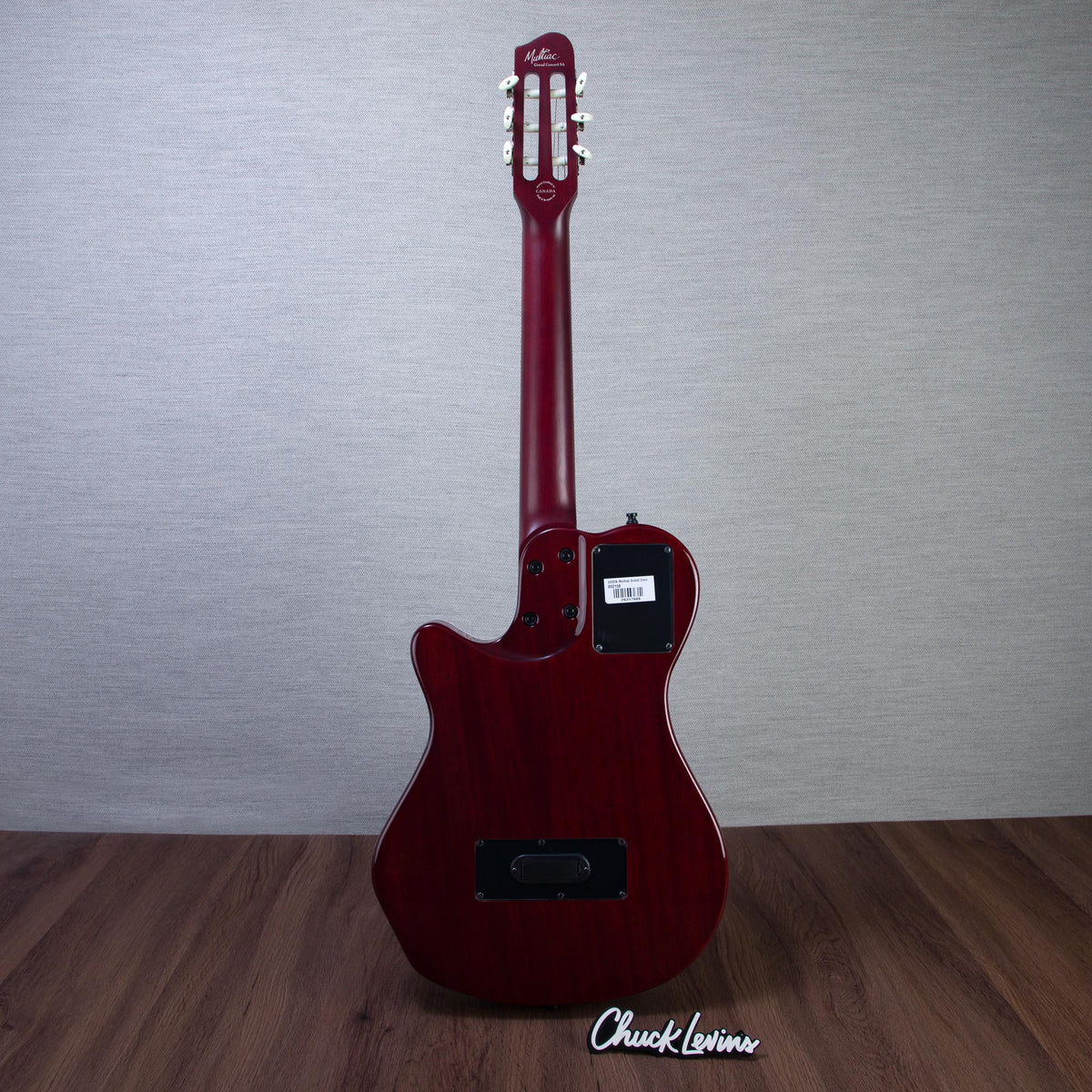 Godin MultiAc Grand Concert SA Nylon String Acoustic-Electric Guitar - Trans Black - CHUCKSCLUSIVE - #26317988
