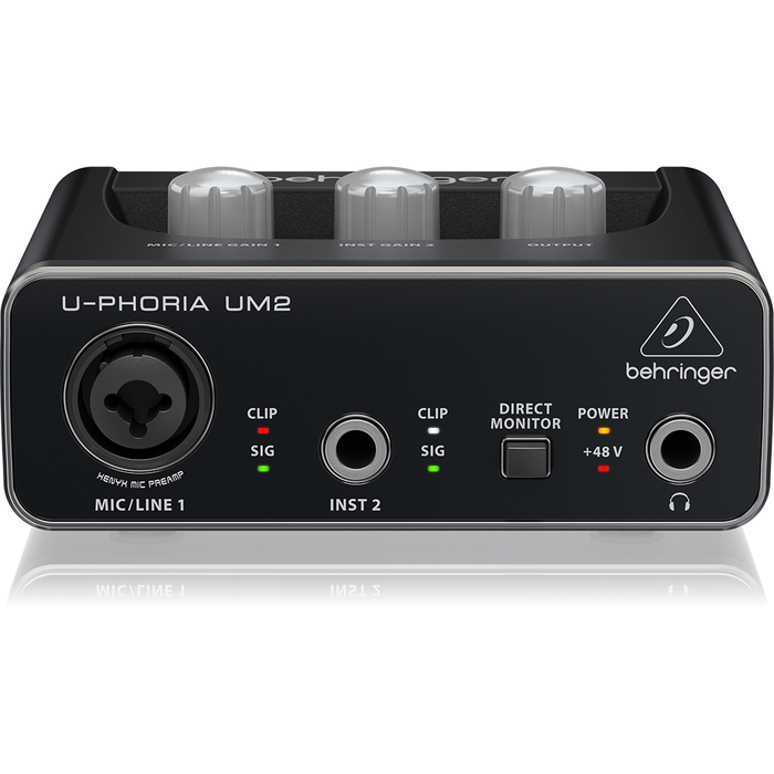 Behringer U-PHORIA UM2 2x2 USB Audio Interface