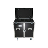ProX XS-MH30WASHX2W for Two Moving Head Fixtures ATA Flight Style Road Case with Casters