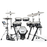 EFNOTE 3X 6-Piece Electronic Drum Kit With Cymbal Pads - Black Oak-ish