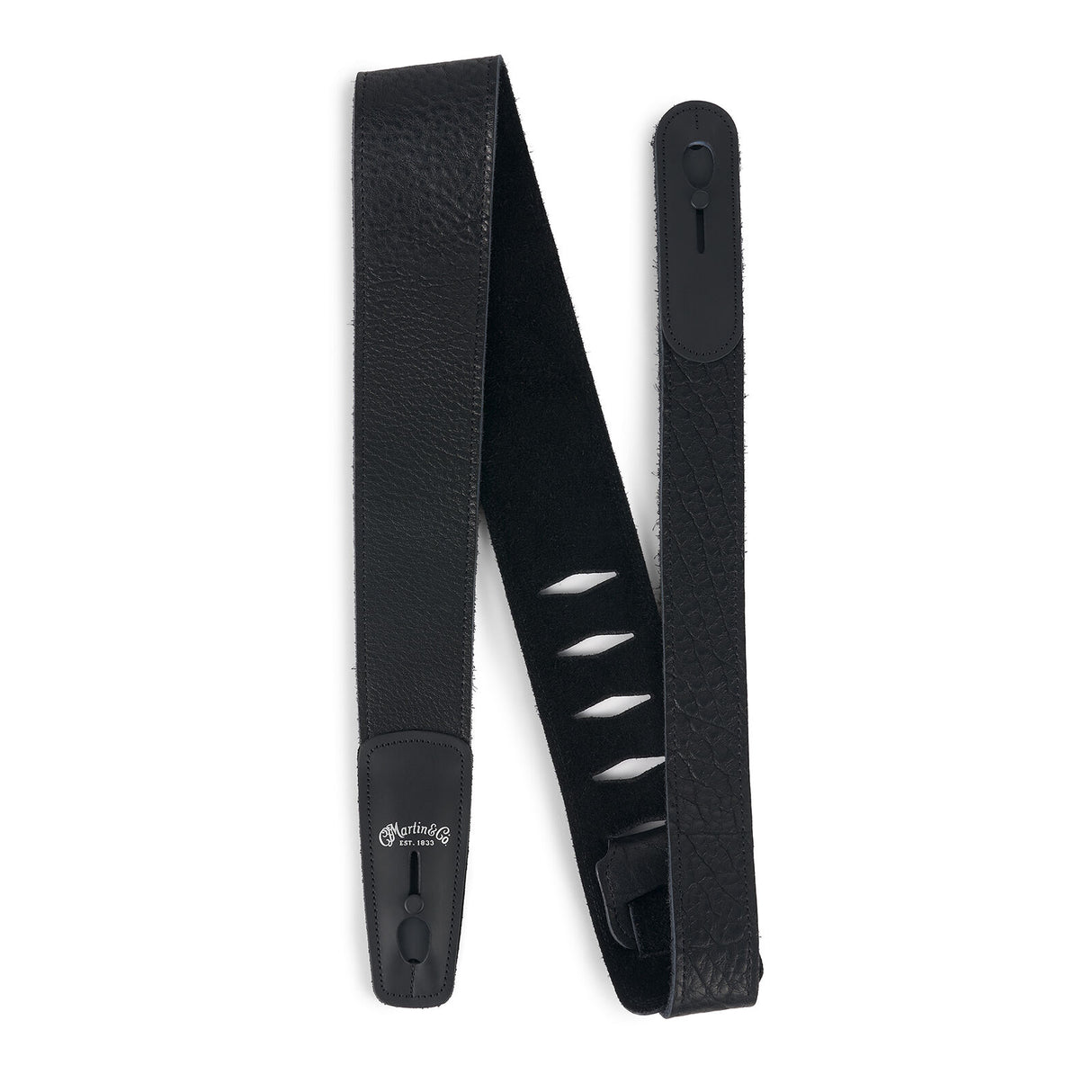 Martin Buffalo Leather Lock-It Strap - Black