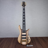 Spector Euro 6 LT Solid Korina Wings 6-String Electric Bass Guitar - Natural Satin - CHUCKSCLUSIVE - #NB23484