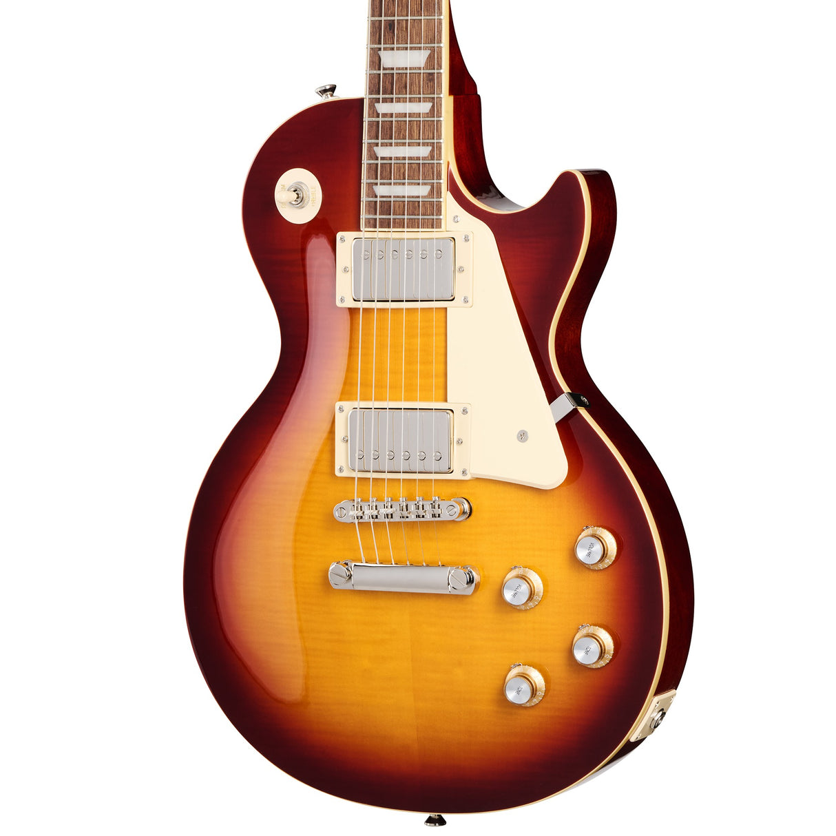 Epiphone Les Paul Stadnard 60's Figured Top Electric Guitar - Iced Tea Burst