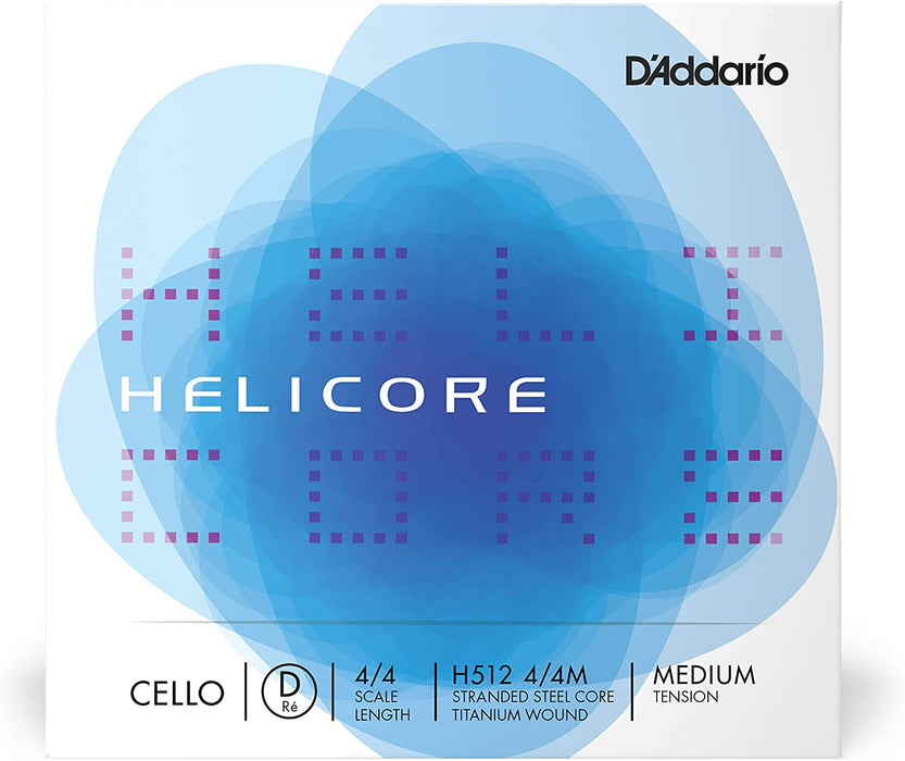 D'Addario Helicore Cello Single D String - GL1372