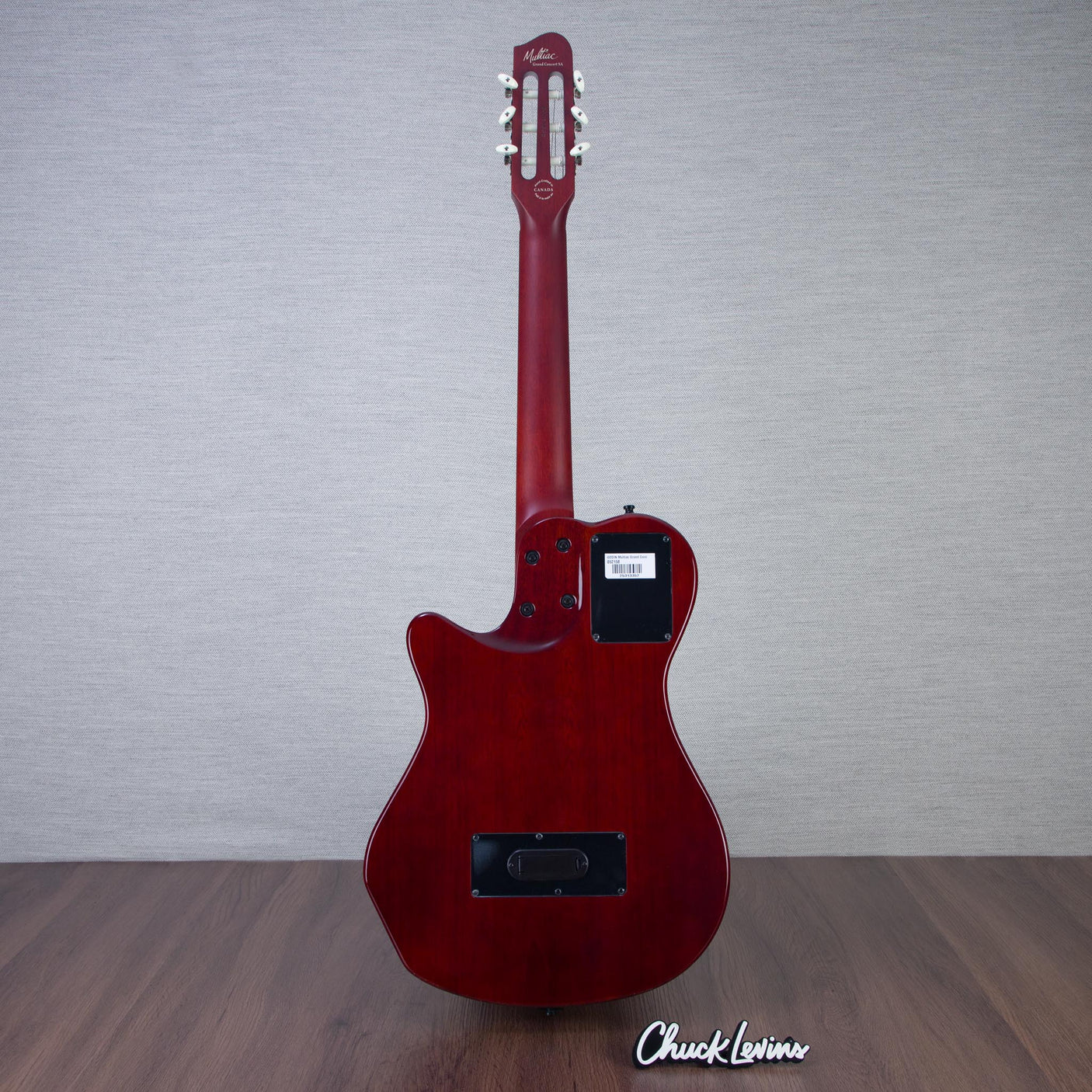 Godin MultiAc Grand Concert SA Nylon String Acoustic-Electric Guitar - Trans Black - CHUCKSCLUSIVE - #25313352