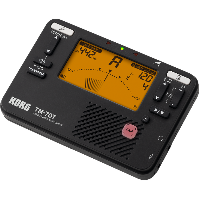 Korg TM70T-BK Combo Tuner Metronome - Black