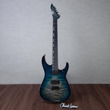 ESP M-II CTM FM/NT Electric Guitar - See-Thru Black Aqua Burst - #E4801252
