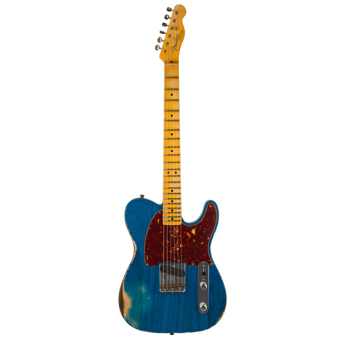 Fender Custom Shop 1950 Esquire Heavy Relic - Sapphire Blue Transparent - CHUCKSCLUSIVE - #R116673