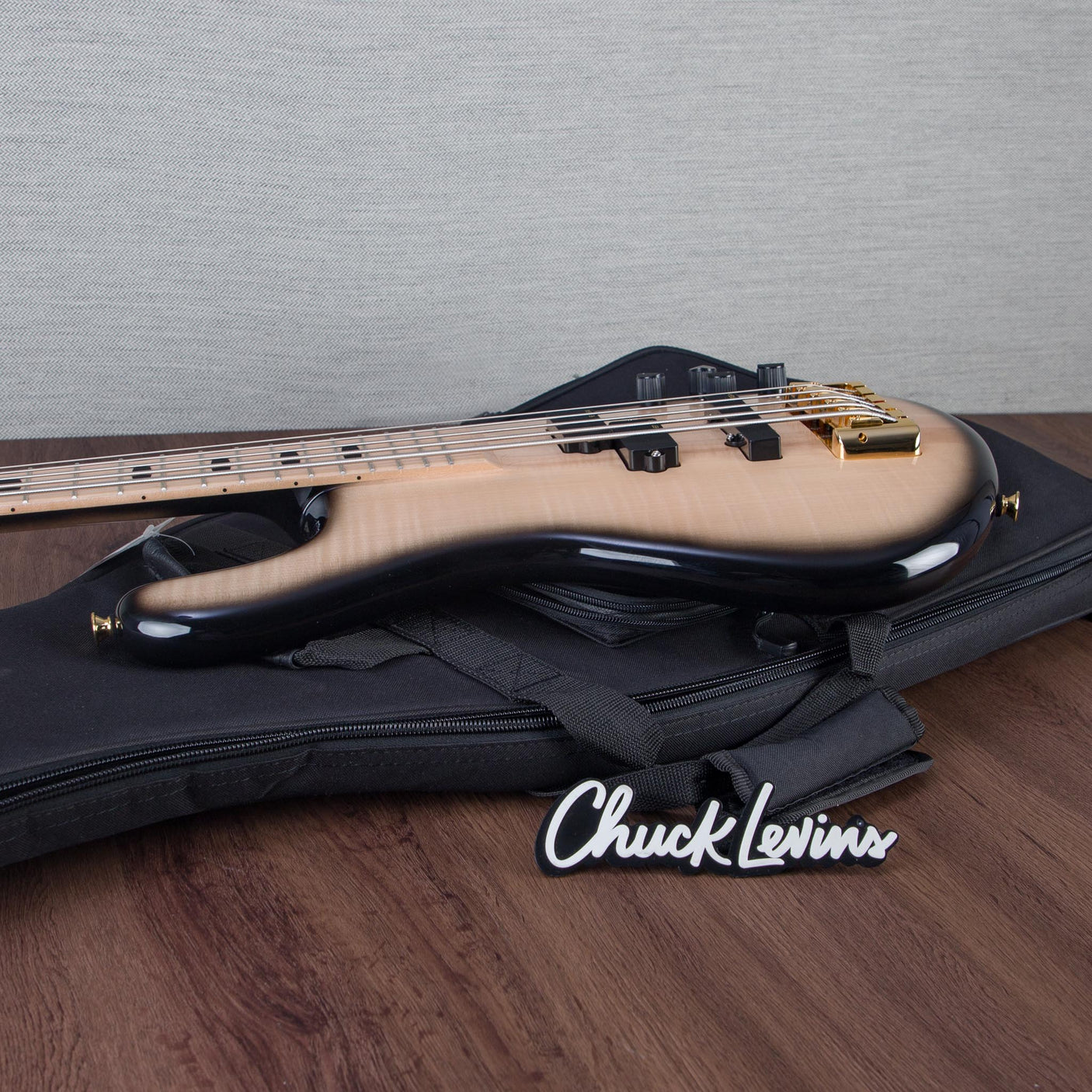 Spector Euro 5 5-String Electric Bass Guitar - Natural Black Burst Gloss - CHUCKSCLUSIVE - #NB22977