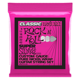 Ernie Ball Super Slinky Classic Rock N Roll Pure Nickel Wrap Electric Guitar Strings .09-.42