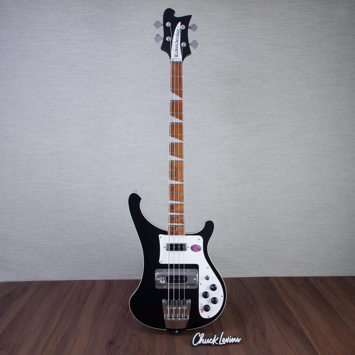 Rickenbacker 4003 4 String Electric Bass Guitar - Jetglo Finish - #2537726