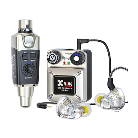 Xvive U45T9 Wireless In-ear Monitoring System - 5.8GHz