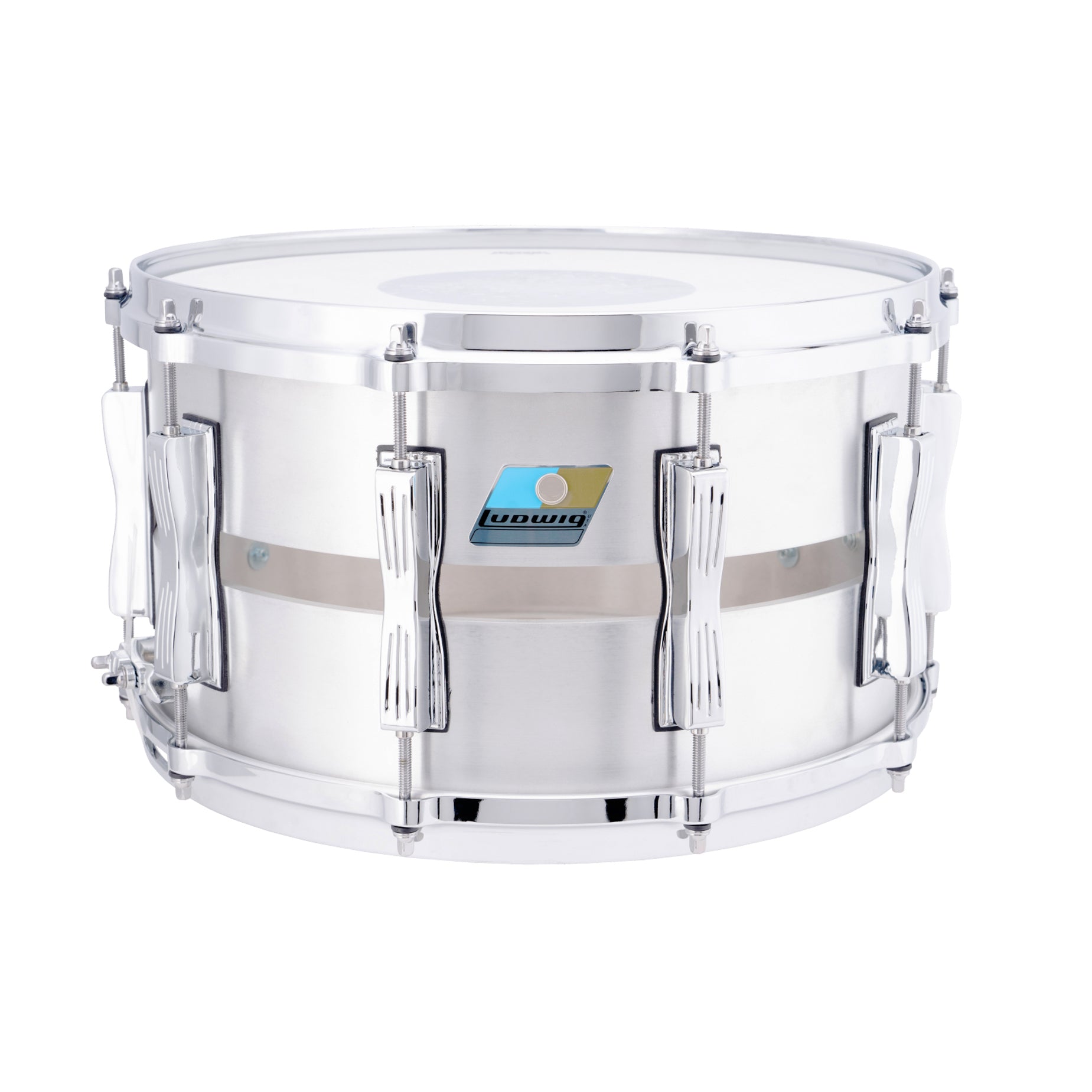 Ludwig 8 x 14-Inch Slotted Coliseum Aluminum Snare Drum – Chuck