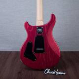 PRS Limited Edition CE 24-08 Swamp Ash Satin Electric Guitar - Red Apple Metallic - #250402392